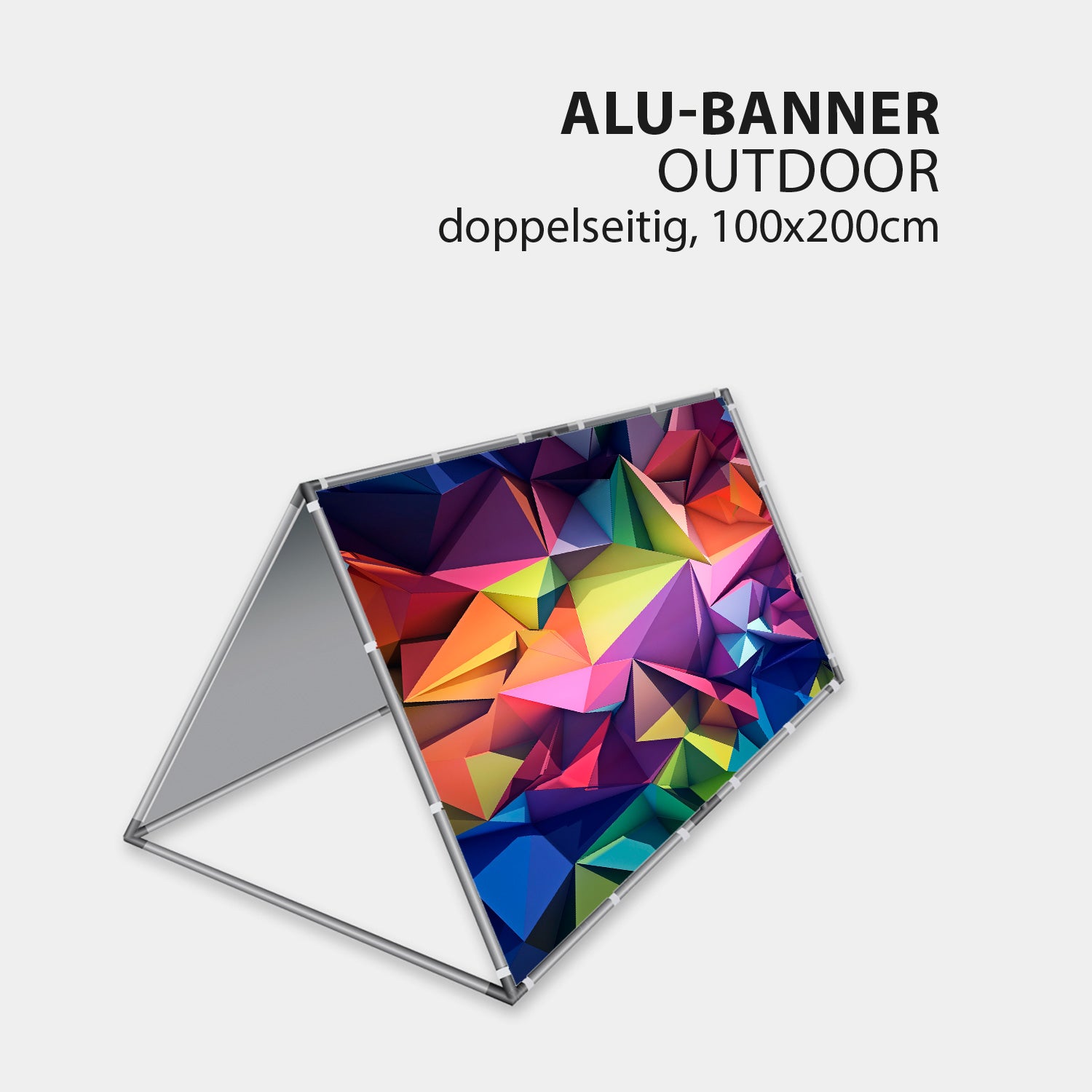 ALU Banner, doppelseitig