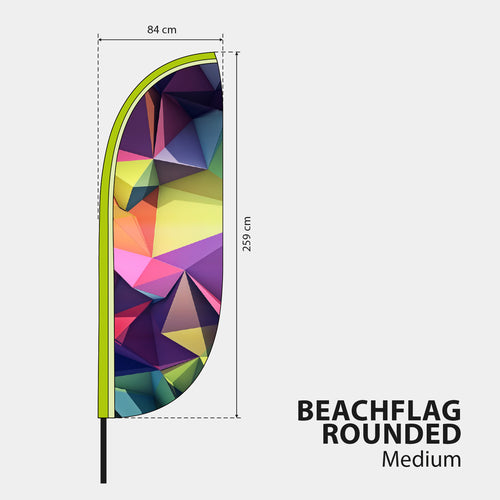 Beachflag "Rounded"
