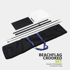 Beachflag "Crooked"