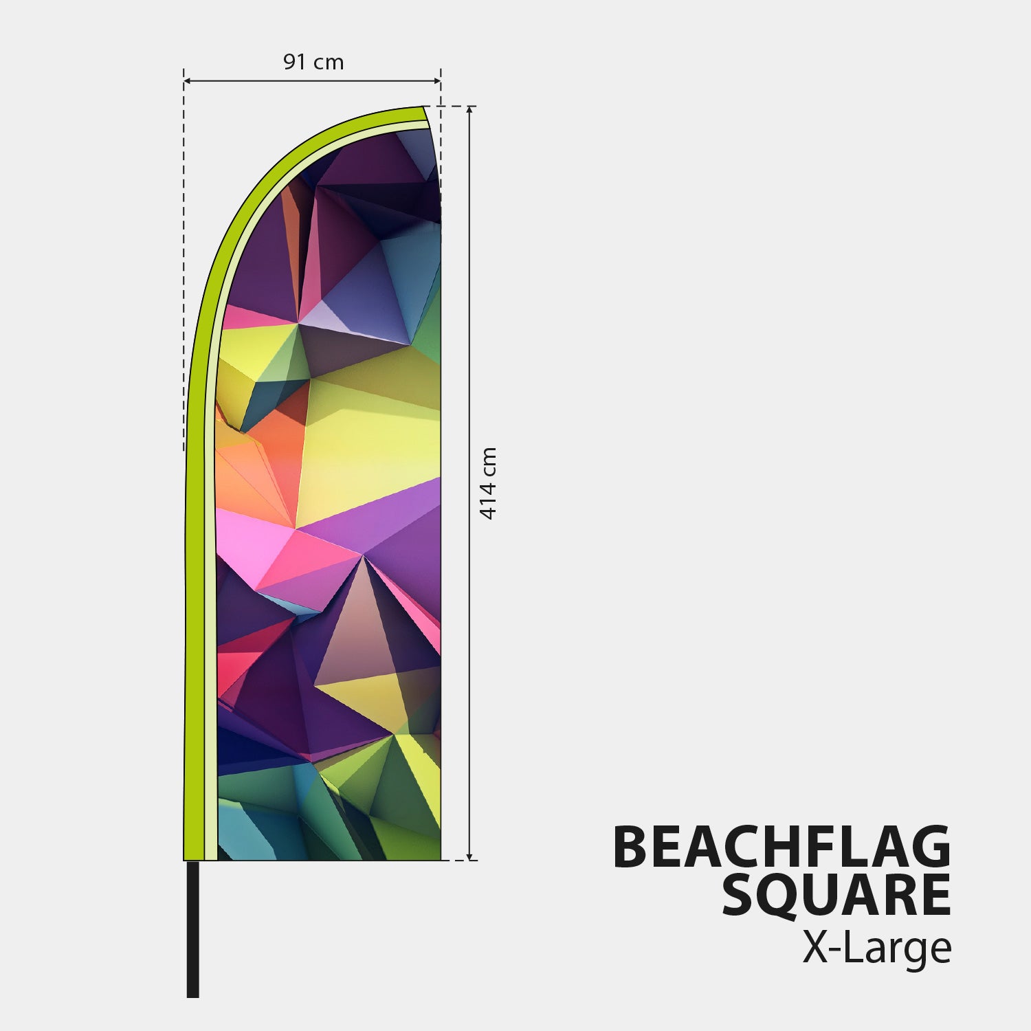 Beachflag "Square"
