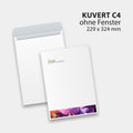 Kuvert C4 Tasche ohne Fenster (324x229mm)