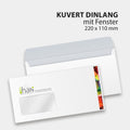 Kuvert DinLang mit Fenster (220x110mm)