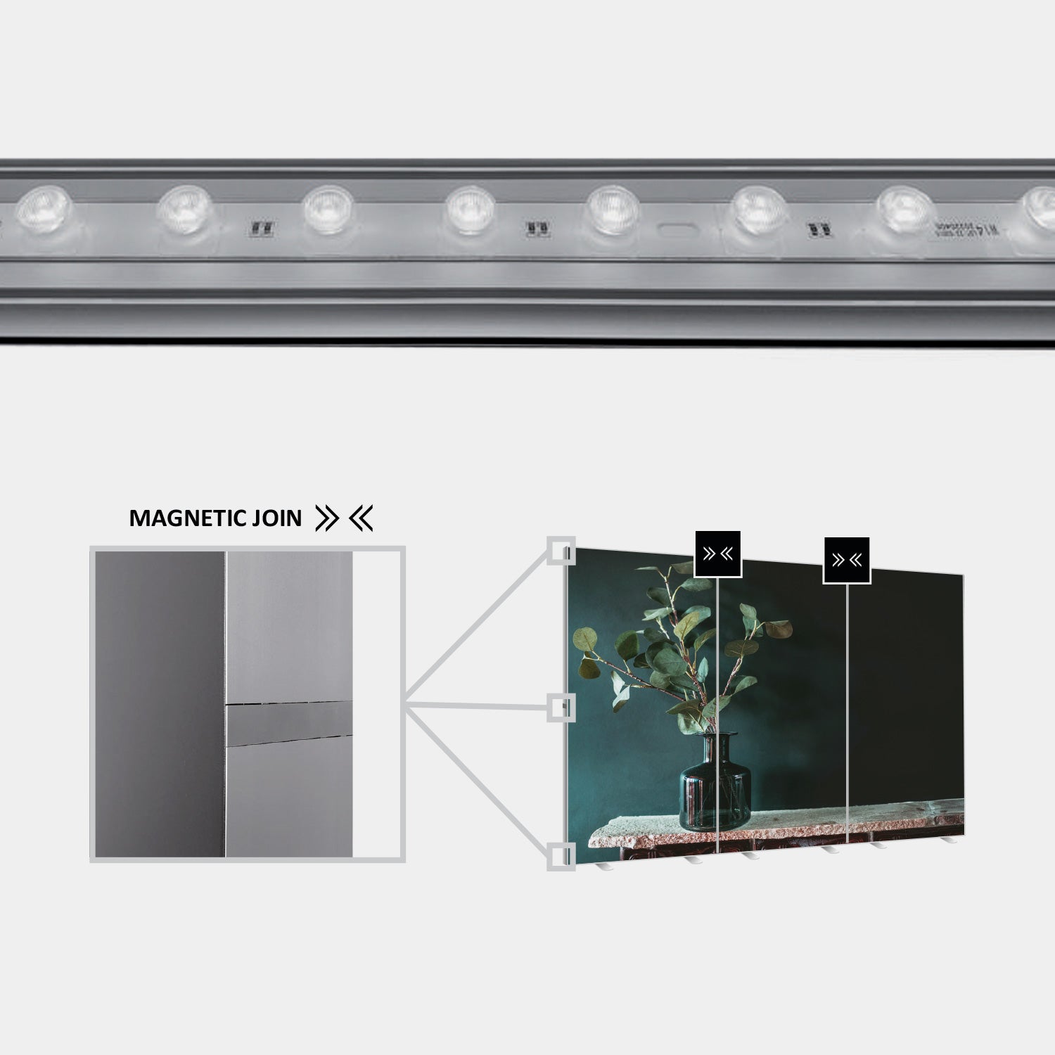 LED Lightbox 100x200cm