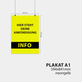 Neonplakat A1