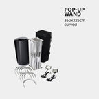 POP-UP Wand Curved 350x225 cm
